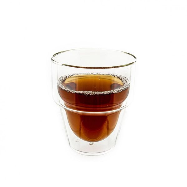 Mulex 8 Pz. Set Di Bicchieri 350 Ml In Vetro Borosilicato Per Caffè Freddo, Tè, Succo Di Frutta Resistente Al Calore-image