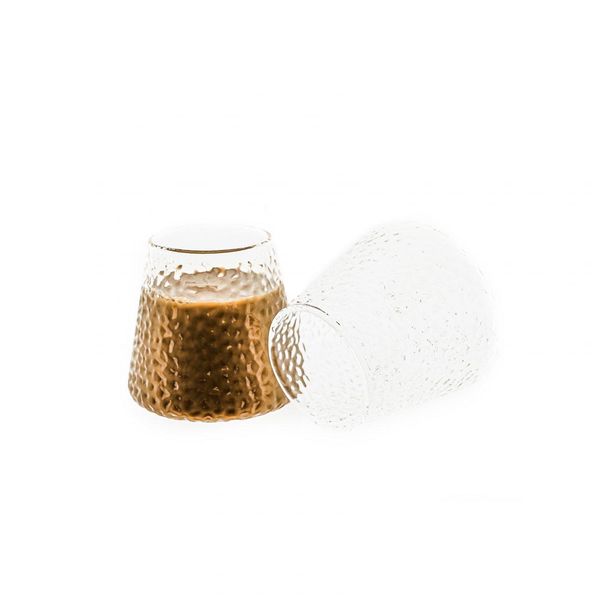 Mulex 2 Pz. Set Di Bicchieri Per Bevande In Vetro Borosilicato Resistente Al Calore - 300 Ml-image
