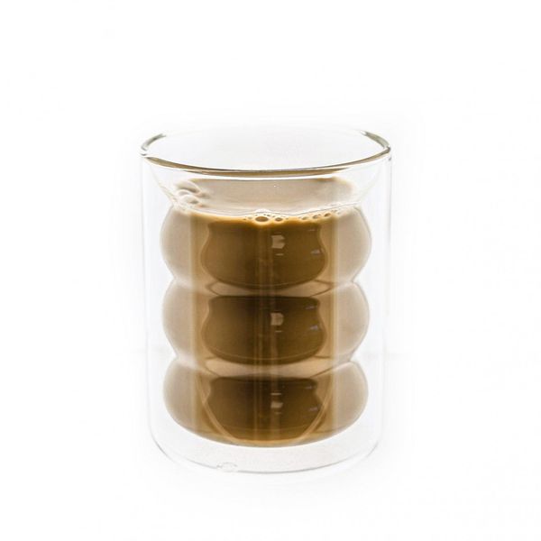 Mulex 2 Pz. Bicchieri Da Espresso Bicchieri Da Latte Macchiato Set Di Bicchieri A Doppia Parete 200 Ml-image