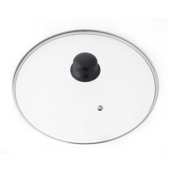 Coperchio Della Pentola Coperchio Di Vetro Coperchio Della Pentola Di Cottura Manopola Pentola Trasparente ?28 Cm-image