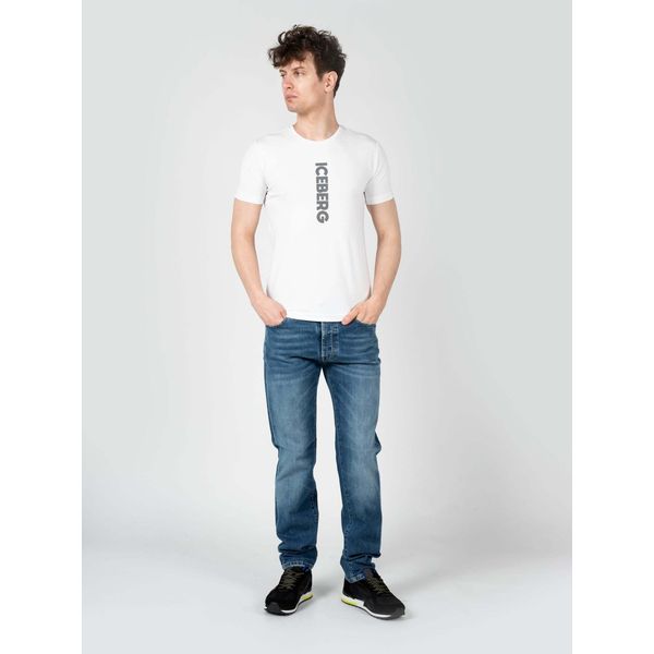 Maglietta Iceberg "C-Neck"" - F013639A - Bianco- Taglia: L(Eu)"-image