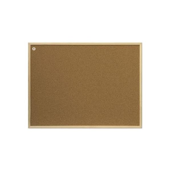 Memobe Lavagna In Sughero Con Cornice In Legno 60X40 Cm-image
