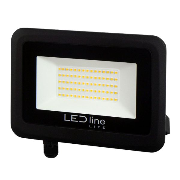Led Line Lite Proiettore Photon 50W | Classe Di Protezione IP65 | Luce Bianca Neutra 4000K | 5000Lm 19,1 X 21 X 3,2 Cm-image