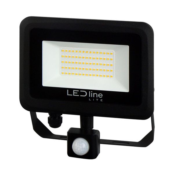 Lite Proiettore Photon 50W | Classe Di Protezione IP65 | Luce Bianca Neutra 4000K | 5000Lm 19,1 X 21 X 6,4 Cm | Con Rilevatore Di Movimento-image