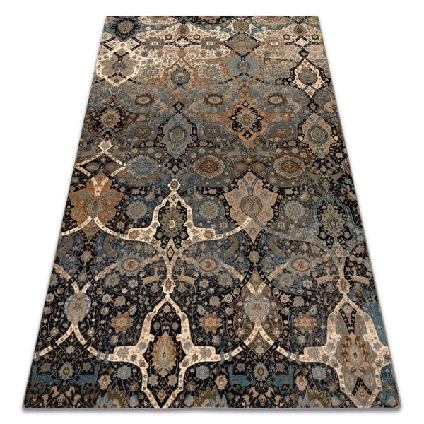 Tappeto Di Lana Superior Kirman Orientale, Cognac, Beige Multicolore 235X350 Cm-image