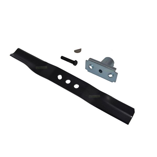 Lama Per Tosaerba 53 Cm + Supporto Lama + Cuneo + Vite Per Tosaerba Brast-image