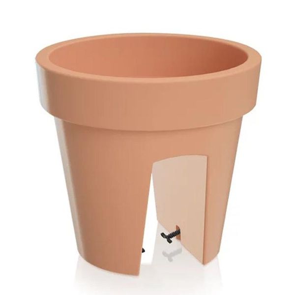 Vaso In Terracotta Vaso Da Balcone Ringhiera Lofly-image