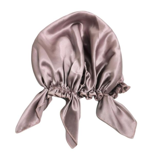 Inf Cuffia Da Notte In Seta Al 100% Per Donna Rosa-image