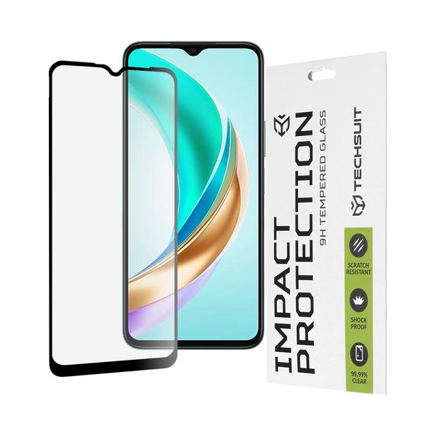 Techsuit Vetro Protettivo A Schermo Intero 111D Per Honor X6B - Nero KP33084-image