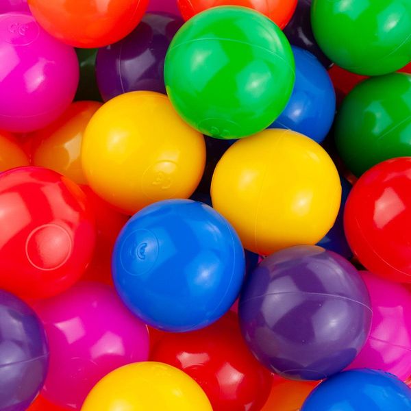 Palline Colorate Per Il Bagnetto 6Cm Palline Per Bambini Palline Di Plastica Palline Da Gioco Per Bambini 100 Pezzi-image