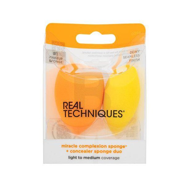 Real Techniques Miracle Complexion Sponge + Concealer Sponge Duo HoubičKa Na Make-Up-image