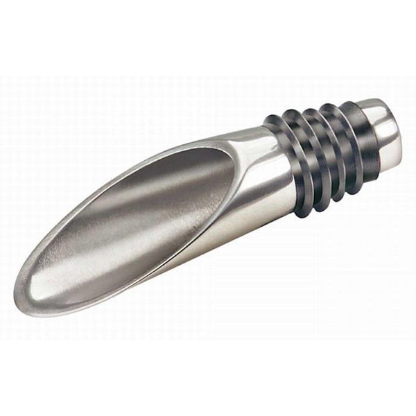 Versatore "Vegas"" In Acciaio Inox Lucidato A Specchio Adatto A Tutte Le Bottiglie Di Vino (Fino A 1,0 Litri)"-image