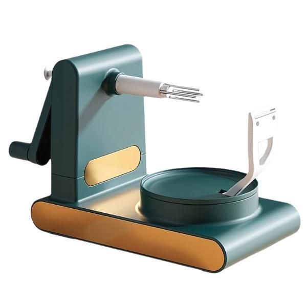 Pelaverdure E Frutta Automatico In Verde Scuro - Attrezzatura Da Cucina Essenziale-image