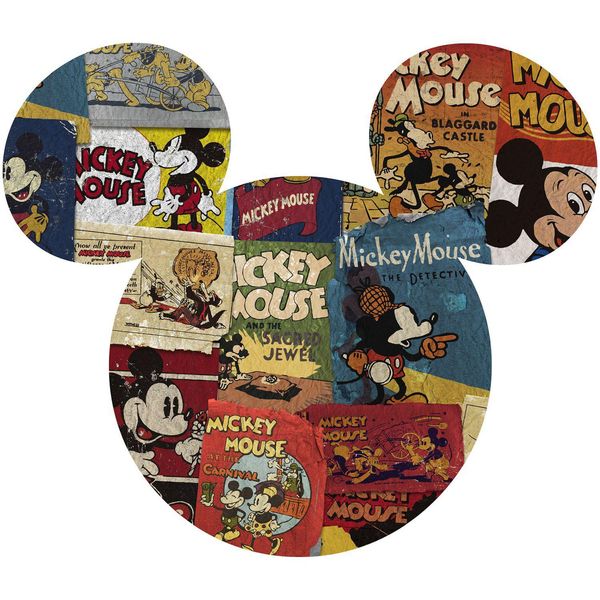 Tatuaggio Da Parete Disney Mickey Mouse Multicolore - 612714 - 127 X 127 Cm-image