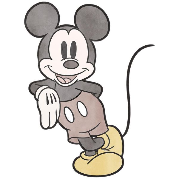 Tatuaggio Da Parete Disney Mickey Mouse Grigio, Rosso E Giallo - 612723 - 100 X 127 Cm-image