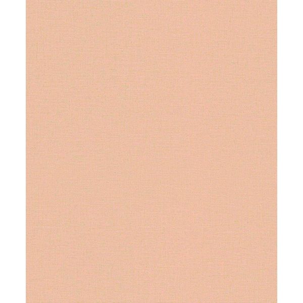 Carta Da Parati Erismann Effetto Lino Terracotta - 661432 - 53 Cm X 10,05 M-image