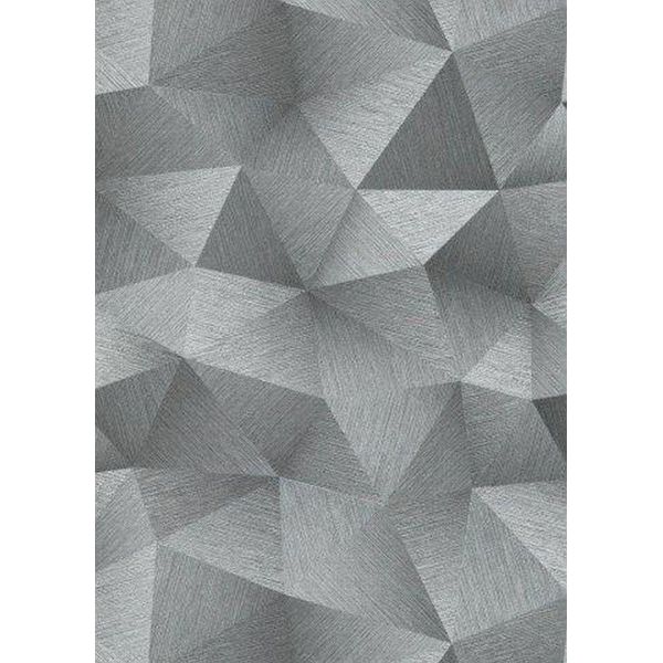 Carta Da Parati Erismann Con Motivo 3D Grigio - 661290 - 53 Cm X 10,05 M-image