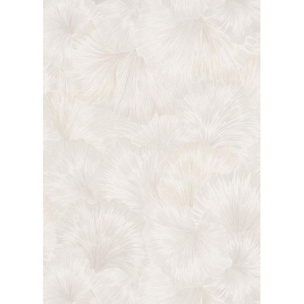 Carta Da Parati Erismann Foglie Beige - 661579 - 53 Cm X 10,05 M-image