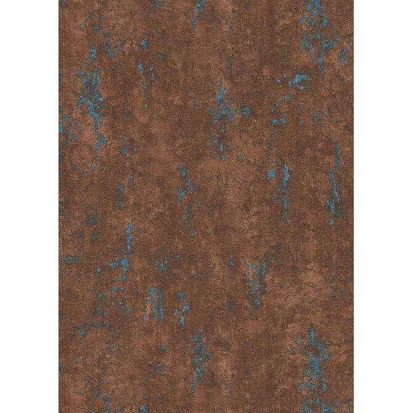 Carta Da Parati Erismann Con Effetto Pittorico Color Bronzo - 661589 - 53 Cm X 10,05 M-image