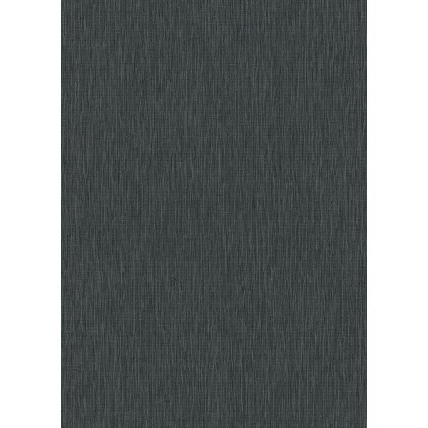Carta Da Parati Erismann Effetto Lino Nero - 661598 - 53 Cm X 10,05 M-image