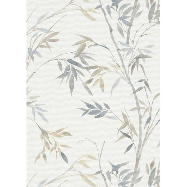 Carta Da Parati Erismann Foglie Beige - 661618 - 53 Cm X 10,05 M-image
