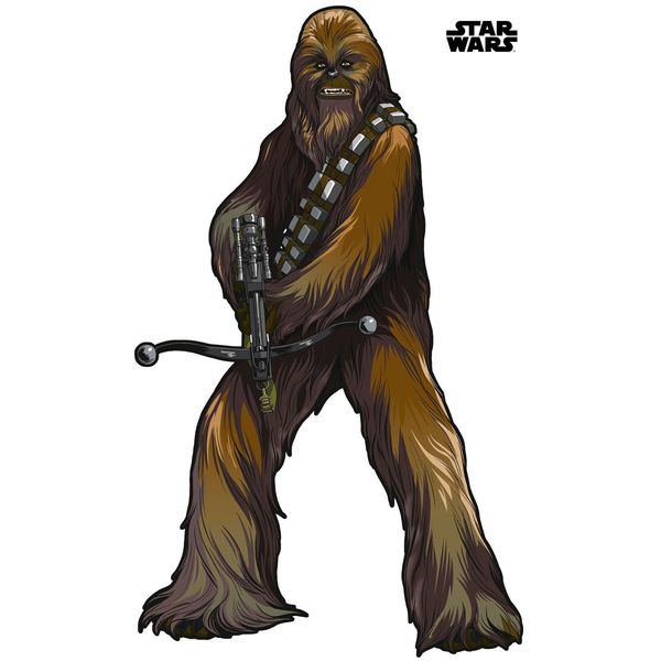 Tatuaggio Da Parete Disney Star Wars Chewbacca Xxl Marrone - 612421 - 127 X 200 Cm-image