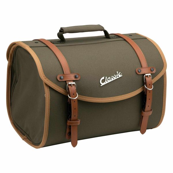 Borsa Sip Classico Grande In Canvas Verde Oliva 35L Con Serratura-image