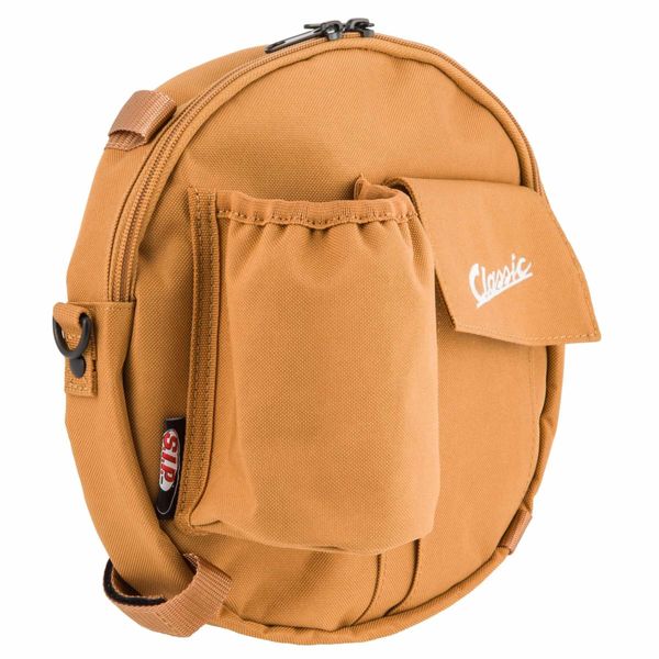 Borsa Sip Classic Ruota Nylon Marrone Beige 24X5 Cm-image