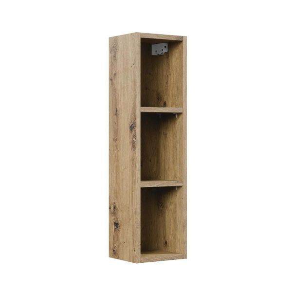 Scaffale Da Bagno Sospeso 20 Cm Rovere Artisan Aperto-image