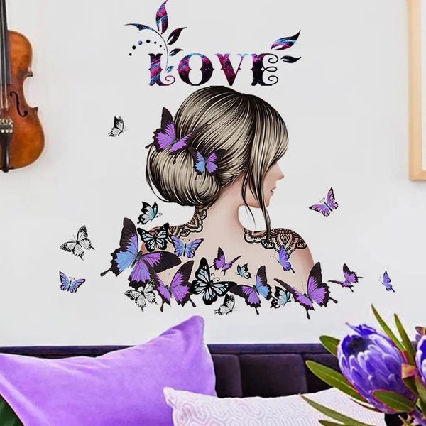 Adesivo Murale / Carta Da Parati Love KP34644-image