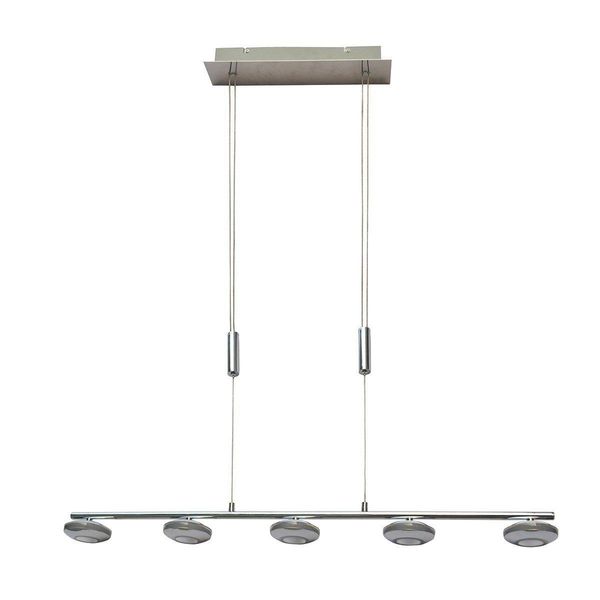 Italux Marley Led, Lampada A Sospensione Moderna In Cromo HD-352ML-05-9051B Ch-image
