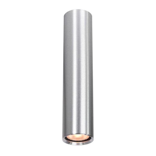 Spot Da Soffitto Moderno In Alluminio Tubo Tondo 24 Cm Per Soggiorno Cucina 1Xgu10 10W Lopus Italux-image