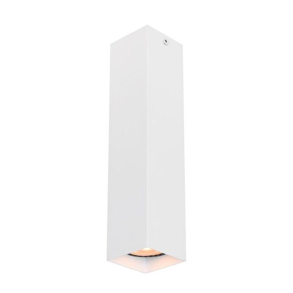 Spot A Soffitto Moderno Bianco Quadrato 24 Cm Per Soggiorno Cucina 1Xgu10 10W Ander Italux-image