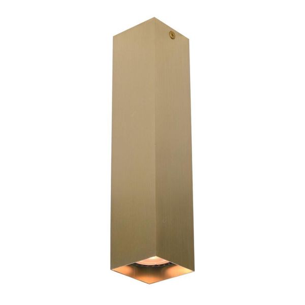 Spot A Soffitto Moderno Oro Quadrato 24 Cm Per Soggiorno Cucina 1Xgu10 10W Ander Italux-image