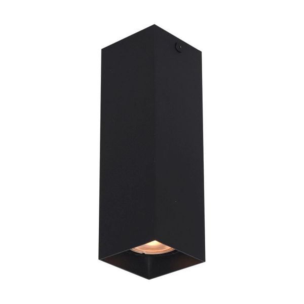 Spot A Soffitto Nero Quadrato 17 Cm Moderno Per Soggiorno Cucina 1Xgu10 10W Ander Italux-image