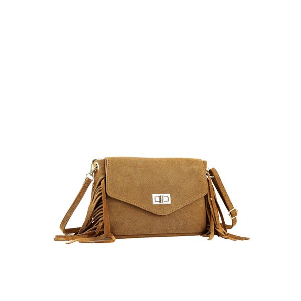 UmhäNgetasche "Wild West", Damen, Gr. B/H/T: 22Cm X 15Cm X 6Cm Onesize, Braun, Leder, Collezione Alessandro, Taschen UmhäNgetasche, Aus Echtem Wildleder-image