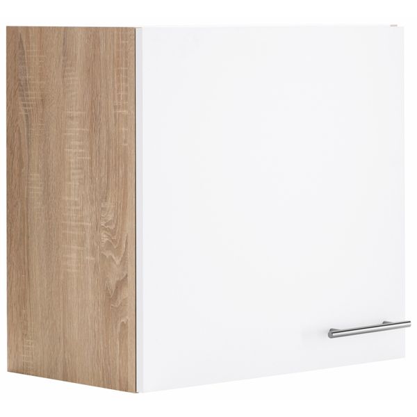 HäNgeschrank Optifit "Kalmar", Weiß, B:60Cm H:58Cm T:35Cm, SchräNke, HäNgeschrank-image