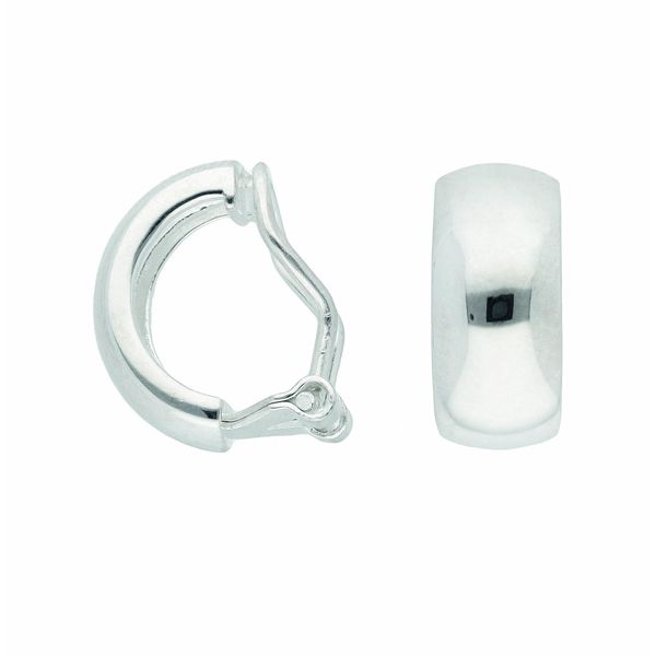 Paar Ohrclips Adelia´S "Damen Silberschmuck 1 Paar 925 Silber Ohrringe / Ohrclips", Silber, Ohrringe, Damen, Damen, Silber 925 (Sterlingsilber), 925 Sterling Silber Silberschmuck FüR Damen-image