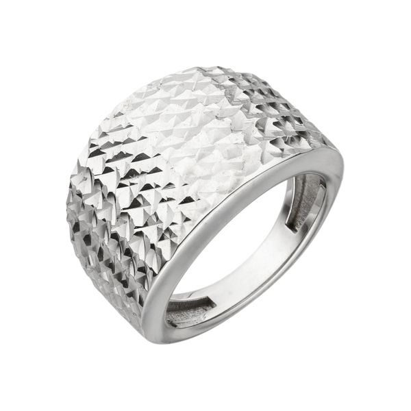 Fingerring Jobo Gr. 56, Silber (Silber 925), Fingerringe, Damen, 56, Silber 925 (Sterlingsilber), Fingerring, 925 Silber Mit Struktur-image
