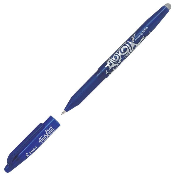 Pilot Frixion Ball Roller Cancellabile Ricaricabile In Blu-image