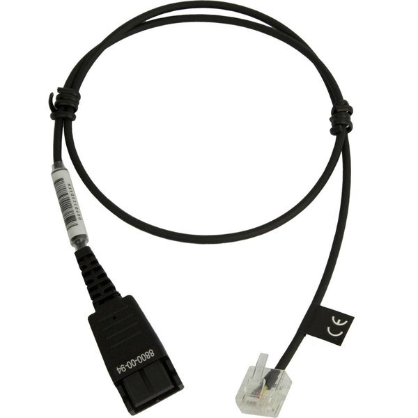 Jabra 8800-00-94 Jabra Kabel Qd -> RJ45 Glatt (Siemens Openstage)-image