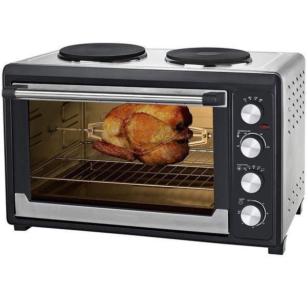 Syntrox Germany Mini Forno A Piani Da 18 Litri Con Convezione E Girarrosto Mini Forno Mini Forno Forno Per Pizza-image