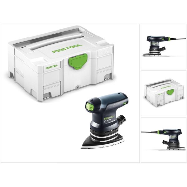 Festool Dts 400 Req-Plus Levigatrice A Delta 250W 2Mm Di Corsa In Systainer ( 574635 ) + Accessori-image