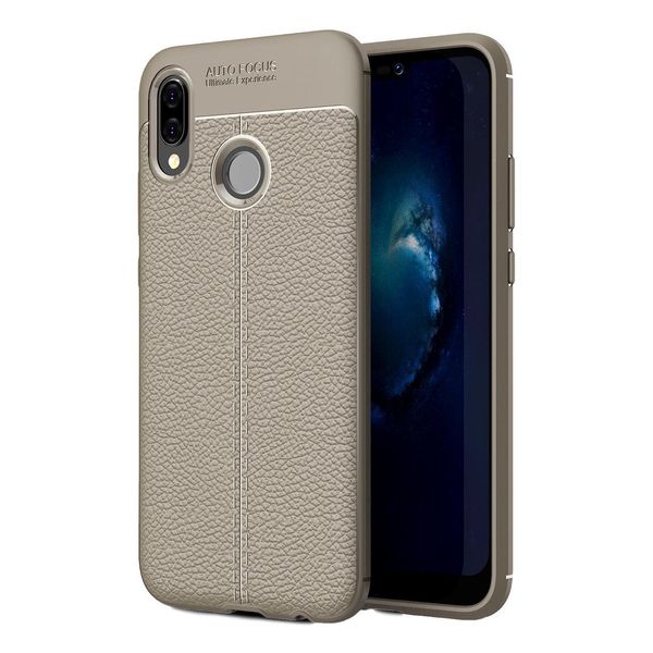 Custodia Per Huawei P20 Lite 5,8 Pollici Tpu Cover Custodia Protettiva Robusta E Sottile In Materiale Morbido E Flessibile Slim Grey-image