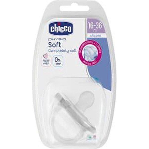 Chicco Physio Soft Active Succhietto Ortodontico, 12M+, Incolore-image