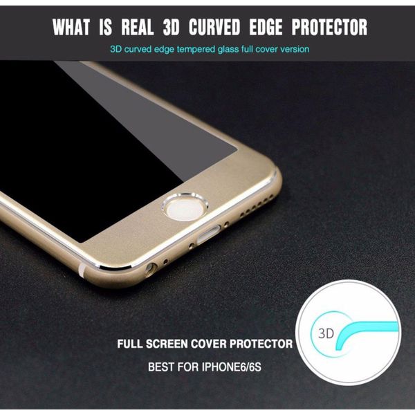 Vetro Protettivo Vero Vetro 9H Per Apple Iphone 7 Plus 5,5 Pollici Screen Protector Display Guard (Colore: Oro)-image