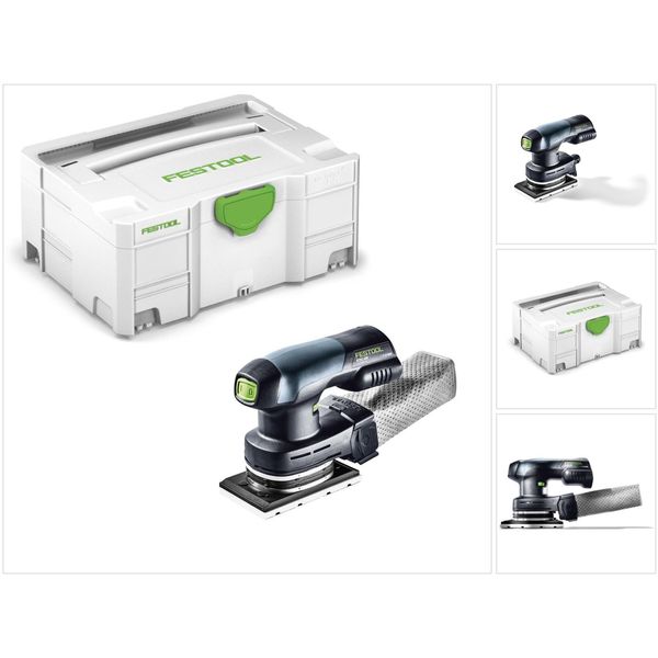 Festool Rtsc 400 Li-Basic Levigatrice Orbitale A Batteria 18V In Valigetta Systainer ( 201519 ) - Senza Batteria, Senza Caricabatterie-image