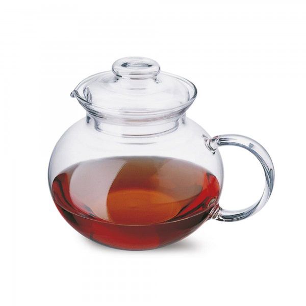 Brocca Tutto Vetro Bohemia Selection Con Coperchio In Vetro Eva Resistente Al Calore 1L-image