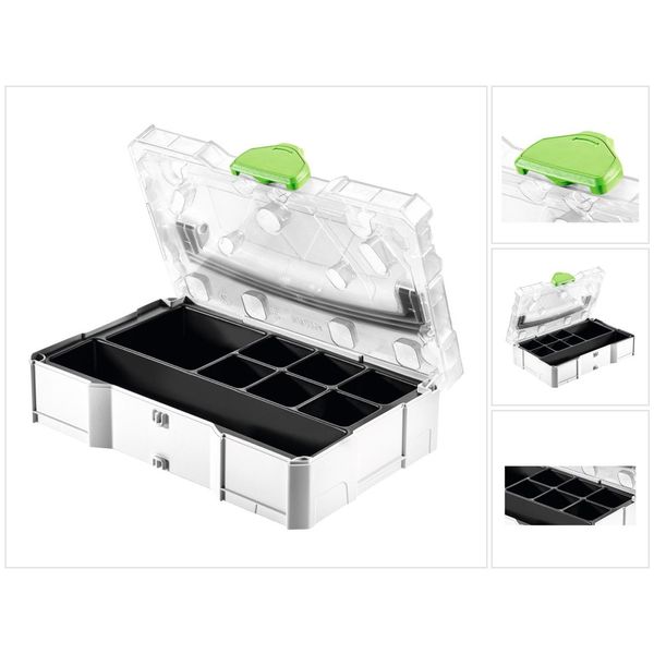 Festool T-LOC Sys Mini 1 Tl Tra Uni Mini Systainer Box 265 X 171 X 71 Mm (203821)-image
