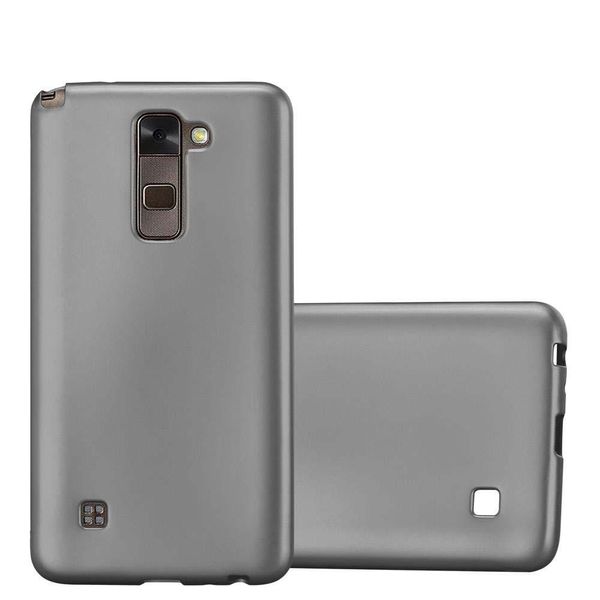 Cadorabo Cover Protettiva Per Lg Stylus 2 In Grigio Custodia Per Cellulare Custodia In Silicone Tpu Cover Case-image